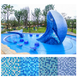 Mosaico de vidro vítreo para decoração de parede